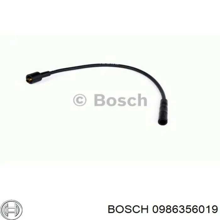 Провод высоковольтный, цилиндр №4 Bosch 0986356019