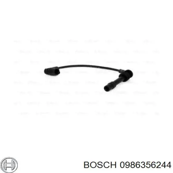 Провод высоковольтный, цилиндр №3 Bosch 0986356244