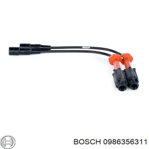 Дріт високовольтний, комплект 0986356311 Bosch