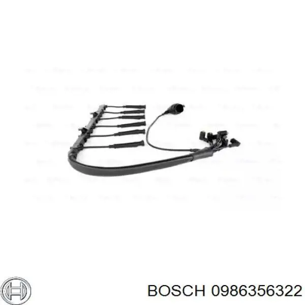 Juego de cables de encendido 0986356322 Bosch
