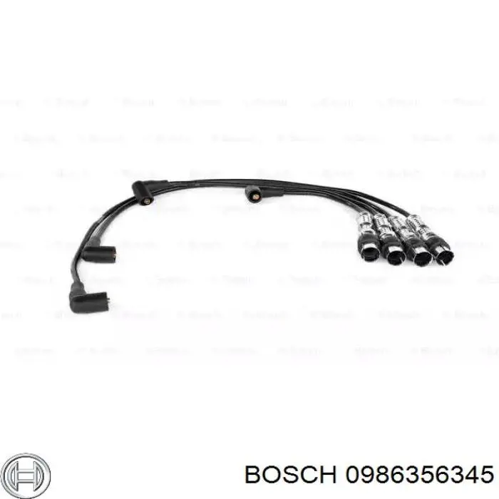 Провода высоковольтные, комплект BOSCH 0986356345