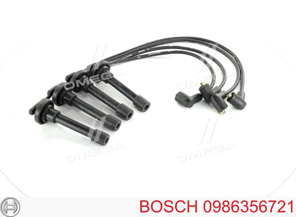 Провода высоковольтные, комплект Bosch 0986356721