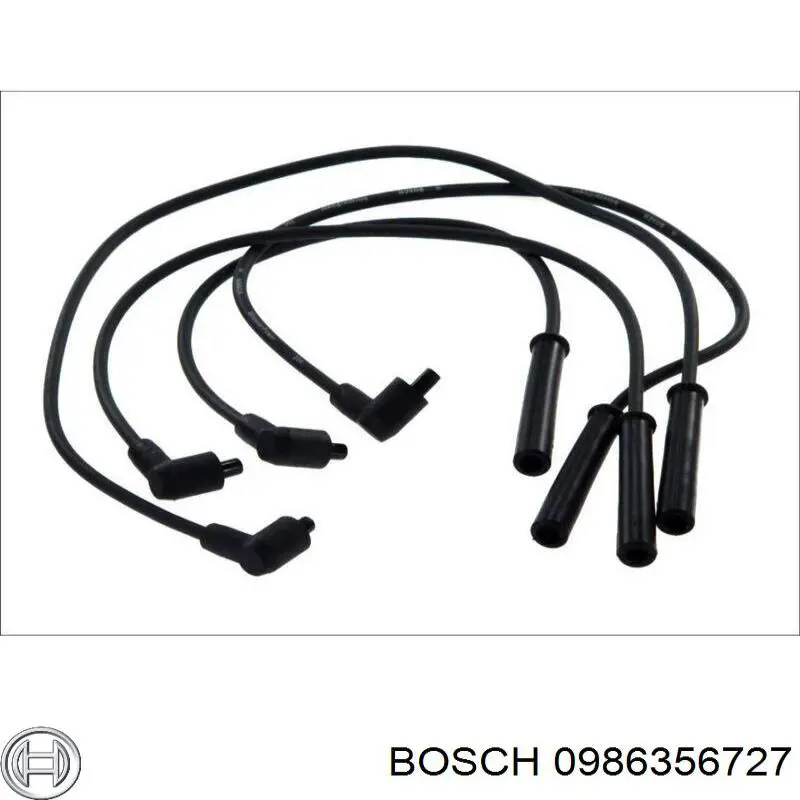 Дріт високовольтні, комплект 0986356727 Bosch