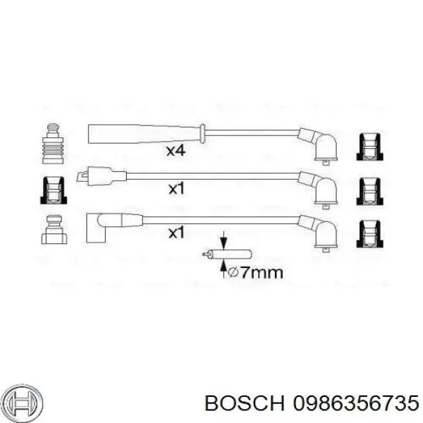 ENT910341 Engitech Провода высоковольтные