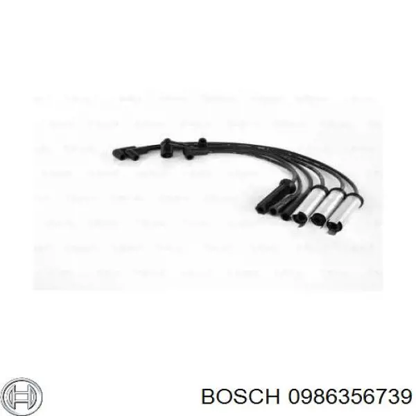 0 986 356 739 Bosch высоковольтные провода