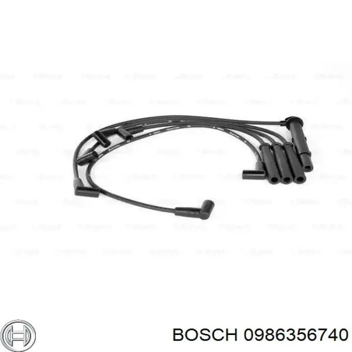 Высоковольтные провода 0986356740 Bosch