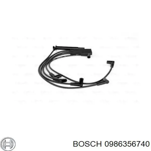 Высоковольтные провода 0986356740 Bosch