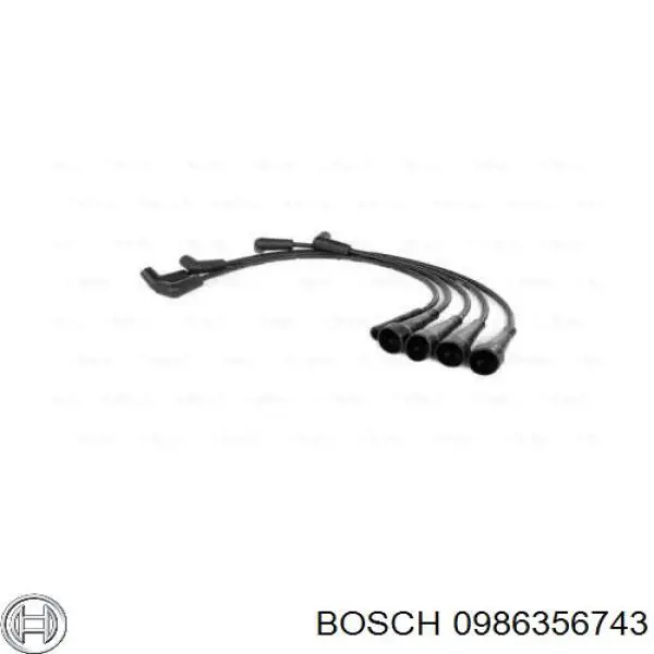 Высоковольтные провода 0986356743 Bosch