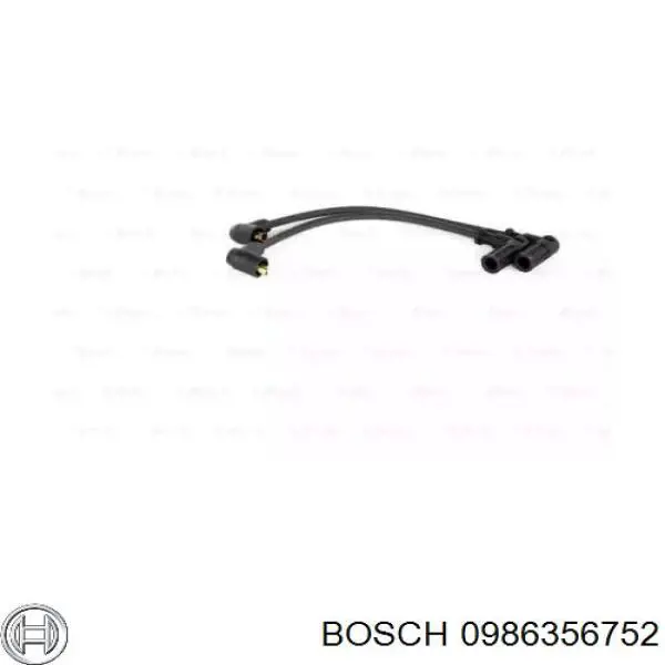 Высоковольтные провода 0986356752 Bosch