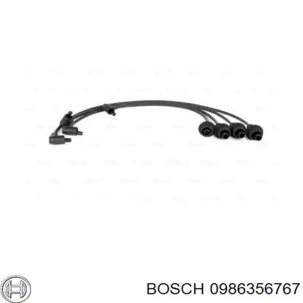 Дріт високовольтні, комплект 0986356767 Bosch