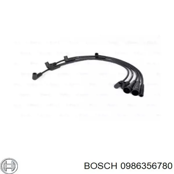 0986356780 Bosch Провода высоковольтные