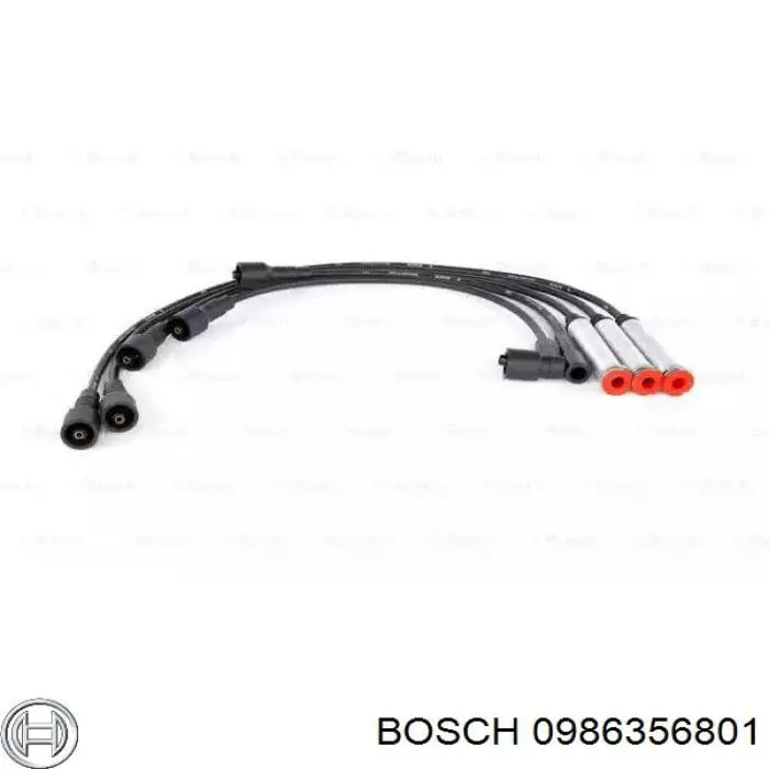 Провода высоковольтные, комплект Bosch 0986356801