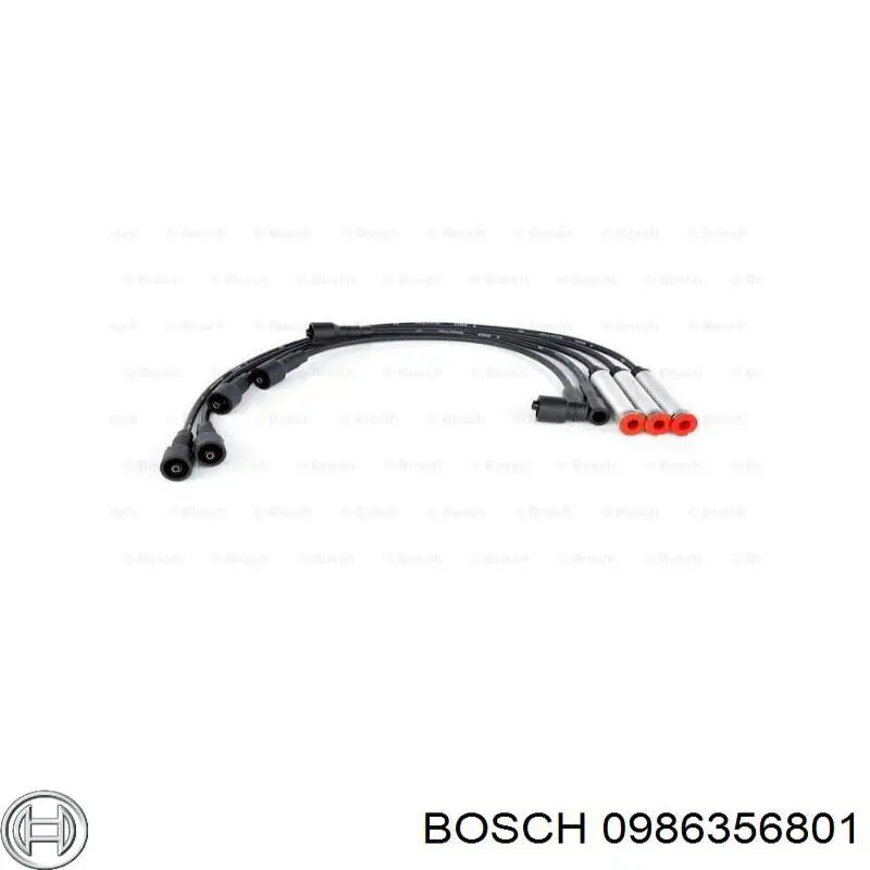 Juego de cables de encendido 0986356801 Bosch