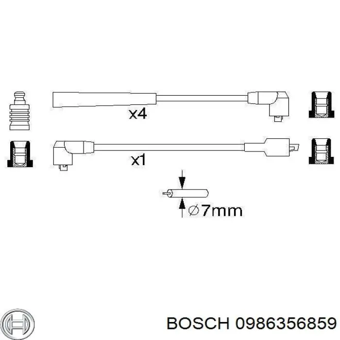 Высоковольтные провода 83M518140 Mazda