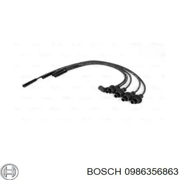 Высоковольтные провода 0986356863 Bosch