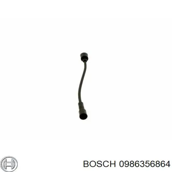 Juego de cables de encendido 0986356864 Bosch