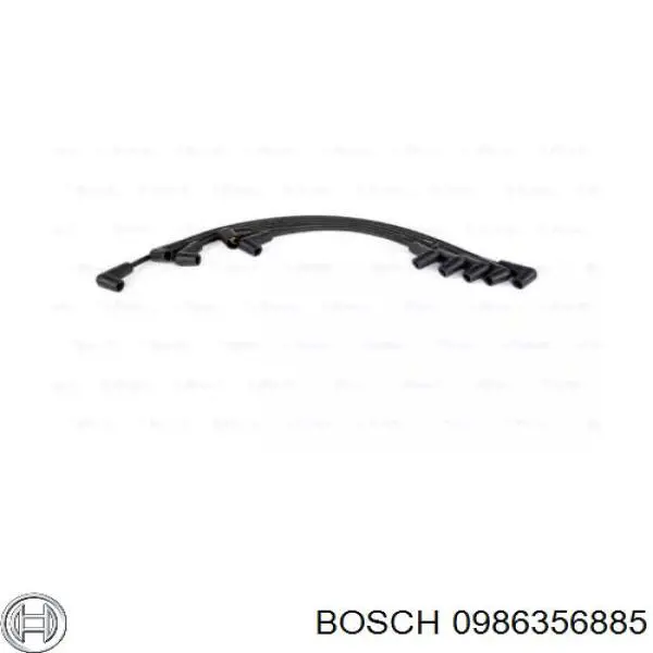 0986356885 Bosch провода высоковольтные, комплект