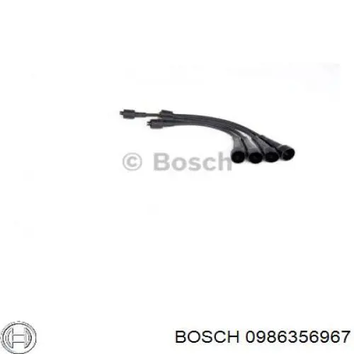 Провода высоковольтные, комплект Bosch 0986356967