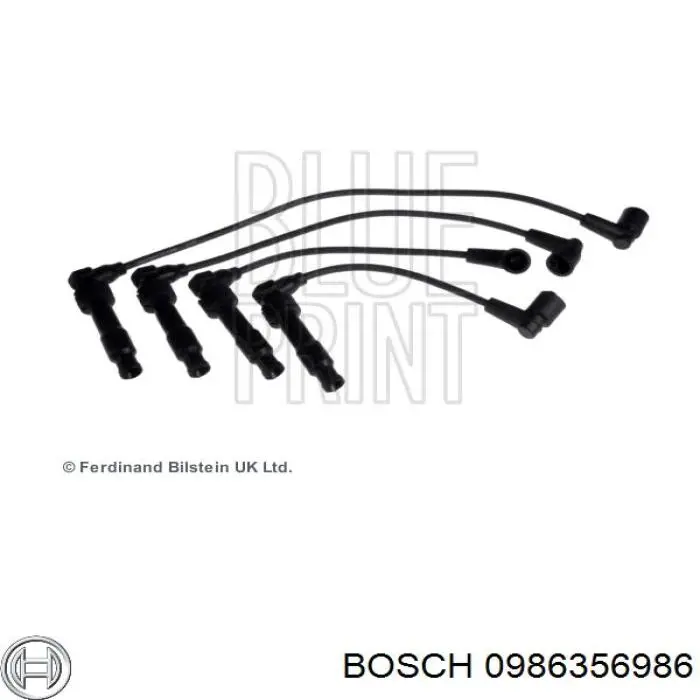 Juego de cables de encendido 0986356986 Bosch