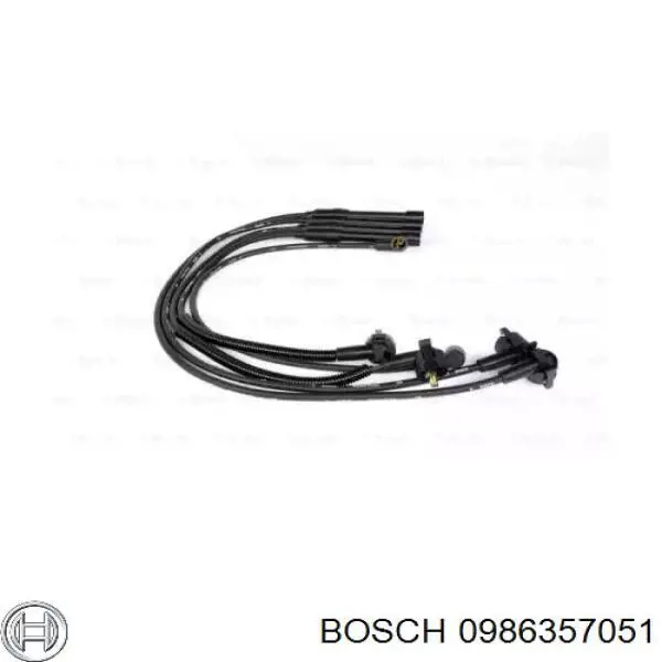 0986357051 Bosch Провода высоковольтные