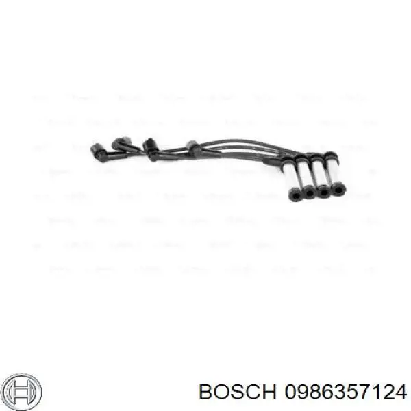 0986357124 Bosch высоковольтные провода