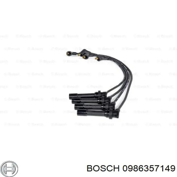 Дріт високовольтний, комплект 0986357149 Bosch