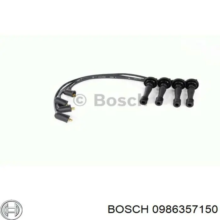 Дріт високовольтний, комплект 0986357150 Bosch