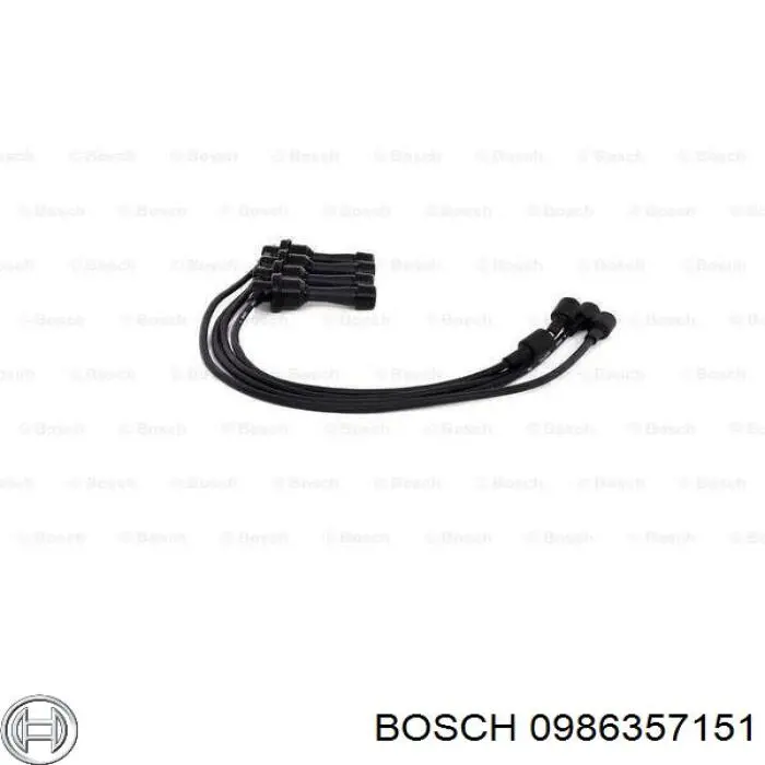0986357151 Bosch Провода высоковольтные