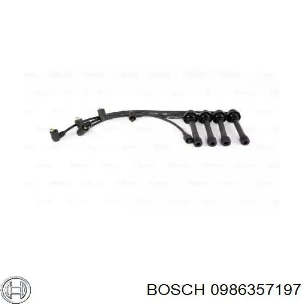 0986357197 Bosch Провода высоковольтные