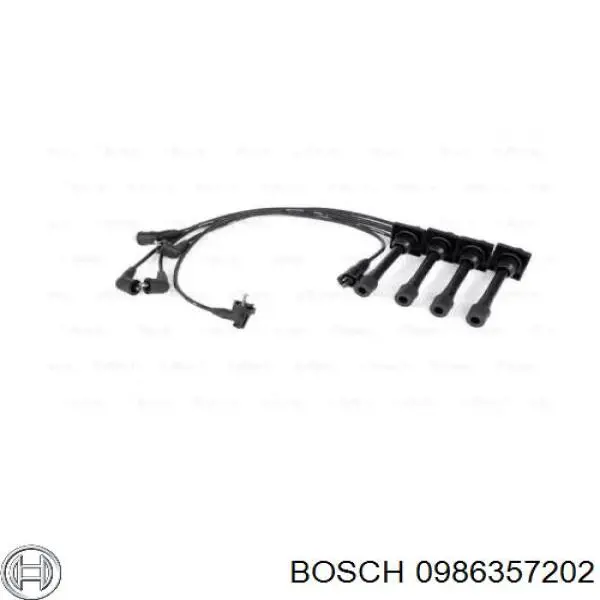 0986357202 Bosch высоковольтные провода