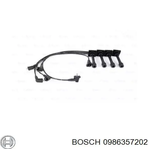 Juego de cables de encendido 0986357202 Bosch