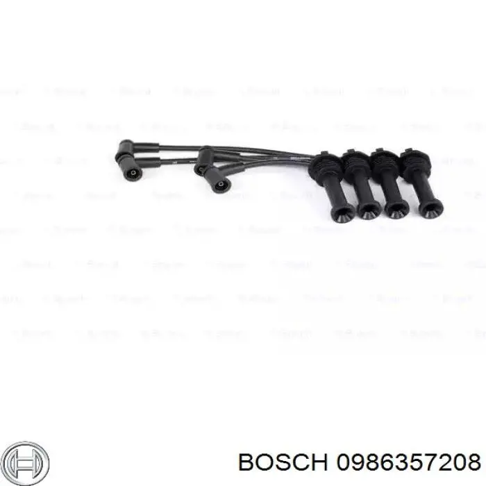 Провода высоковольтные, комплект Bosch 0986357208