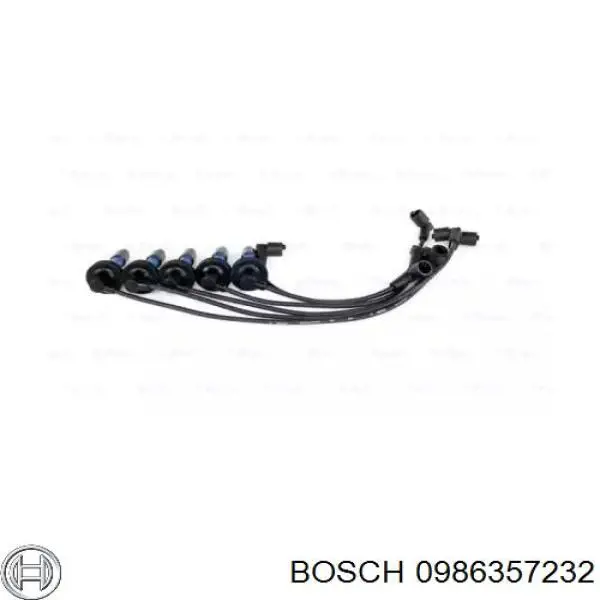 B166 Bosch Провода высоковольтные