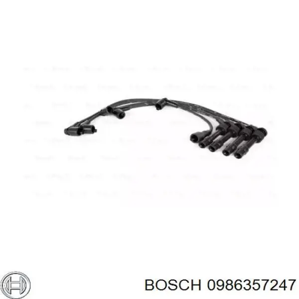 Высоковольтные провода 0986357247 Bosch