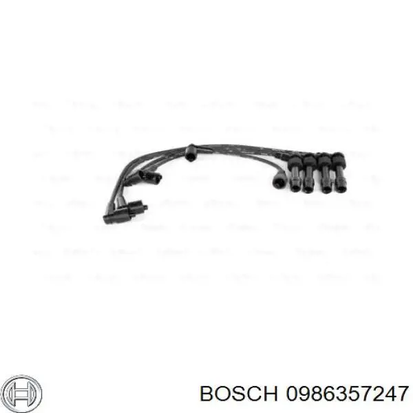 Juego de cables de encendido 0986357247 Bosch