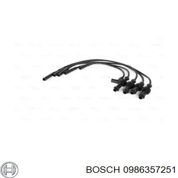 Высоковольтные провода 0986357251 Bosch