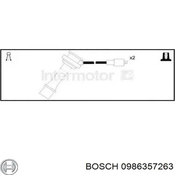 Купить 0986357263 Bosch Провода высокого напряжения