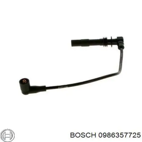 0986357725 Bosch провод высоковольтный, цилиндр №3