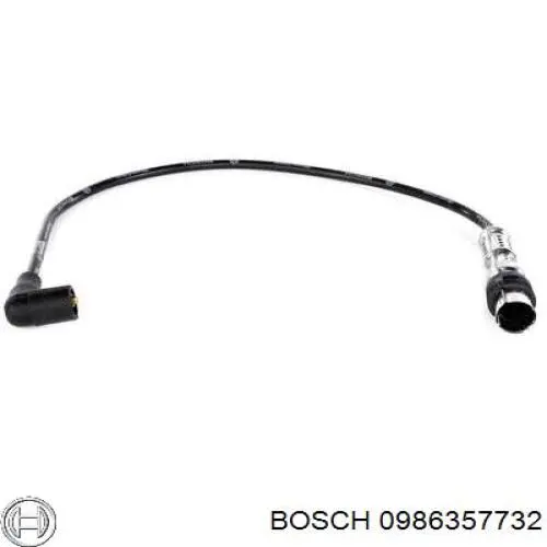 0986357732 Bosch провод высоковольтный, цилиндр №5