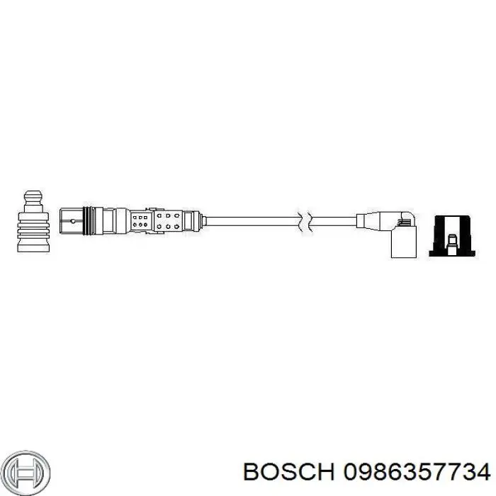 Провода зажигания Bosch 0986357734 цена, от 8.60 USD