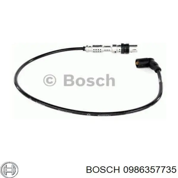 Провод высоковольтный, цилиндр №1 Bosch 0986357735