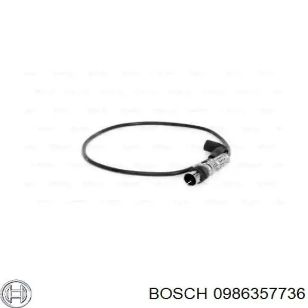 0986357736 Bosch Провода высоковольтные