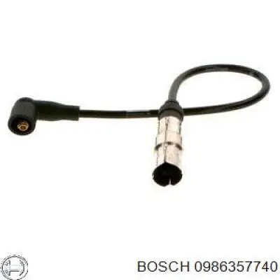 Провод высоковольтный, цилиндр №3 Bosch 0986357740