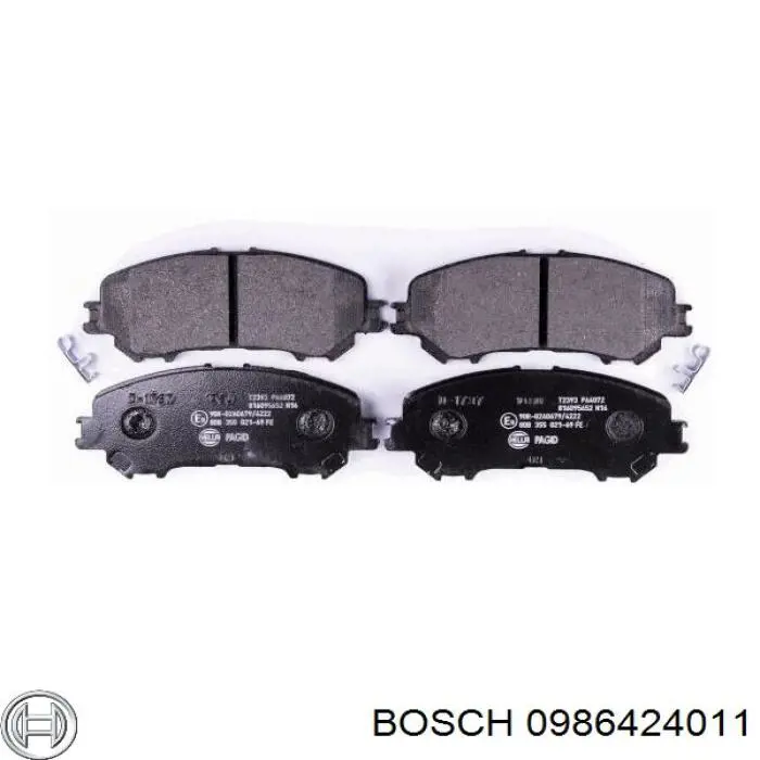 Купить 0986424011 Bosch Колодки тормозные