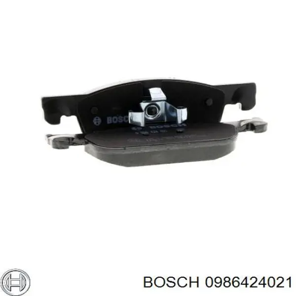 Колодки гальмівні передні, дискові 0986424021 Bosch