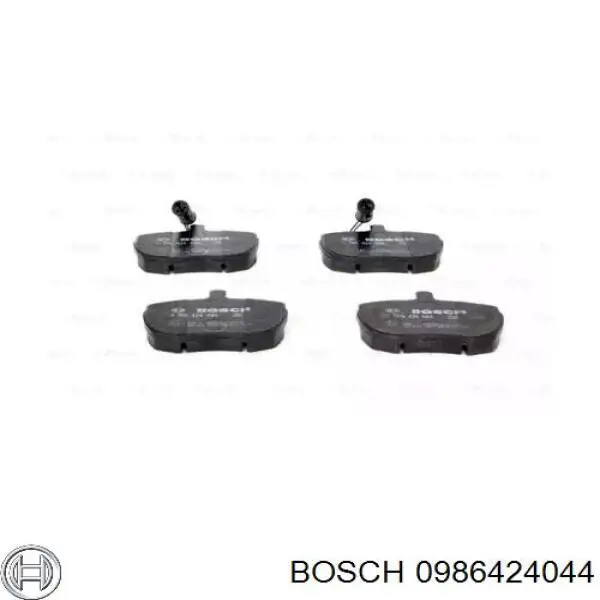 Передние тормозные колодки 0986424044 Bosch