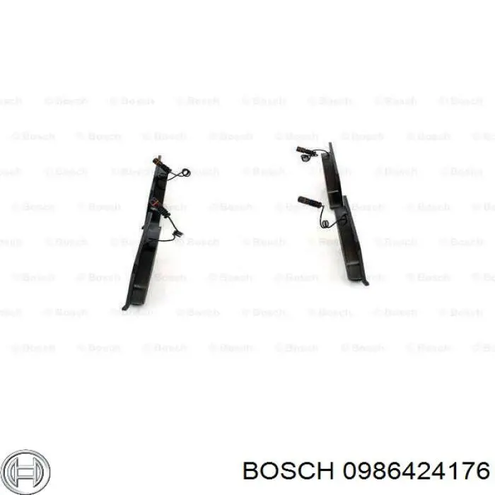 Передние тормозные колодки 0986424176 Bosch