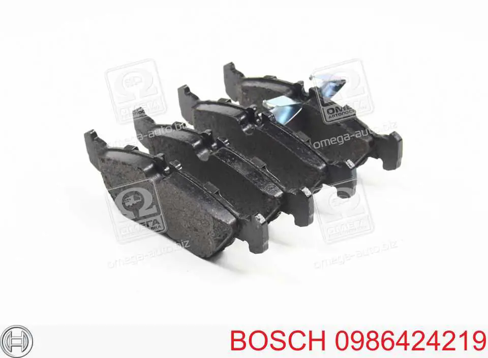 Колодки тормозные задние дисковые Bosch 0986424219