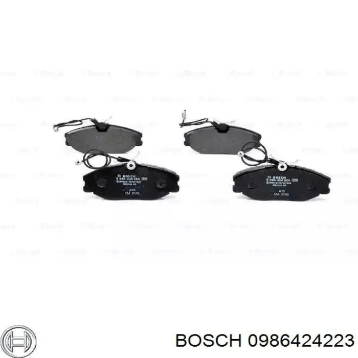 0986424223 Bosch передние тормозные колодки