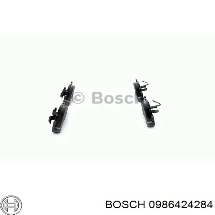 Pastillas de freno delanteras 0986424284 Bosch
